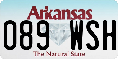 AR license plate 089WSH