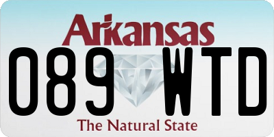 AR license plate 089WTD