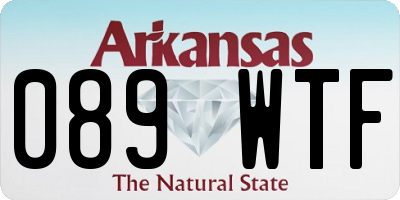 AR license plate 089WTF