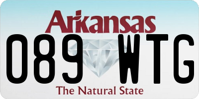 AR license plate 089WTG