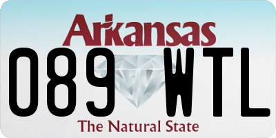 AR license plate 089WTL
