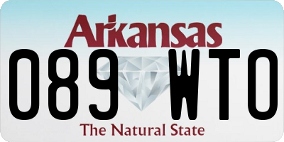 AR license plate 089WTO