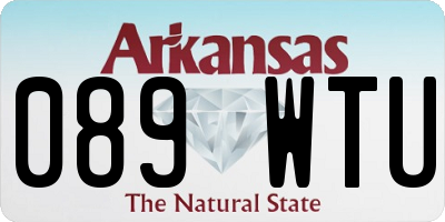 AR license plate 089WTU