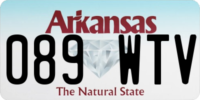 AR license plate 089WTV