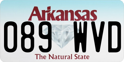 AR license plate 089WVD