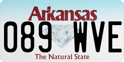 AR license plate 089WVE