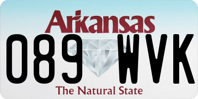 AR license plate 089WVK