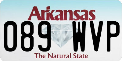 AR license plate 089WVP