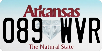 AR license plate 089WVR