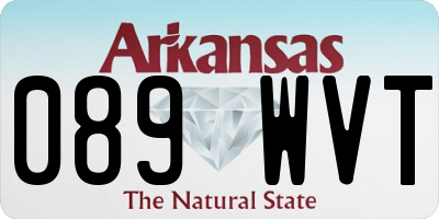 AR license plate 089WVT