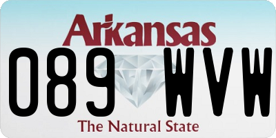 AR license plate 089WVW