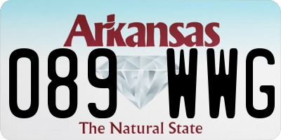 AR license plate 089WWG