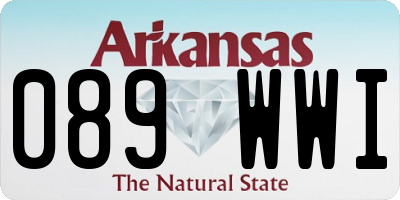 AR license plate 089WWI