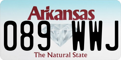 AR license plate 089WWJ