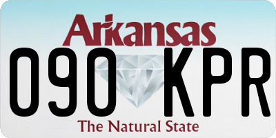 AR license plate 090KPR