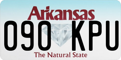 AR license plate 090KPU