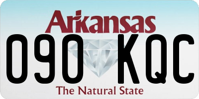 AR license plate 090KQC
