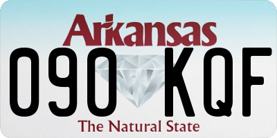 AR license plate 090KQF