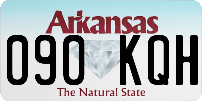 AR license plate 090KQH