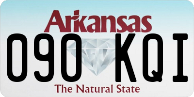 AR license plate 090KQI