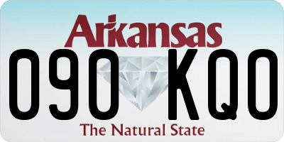AR license plate 090KQO