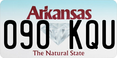 AR license plate 090KQU
