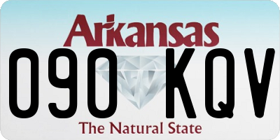 AR license plate 090KQV