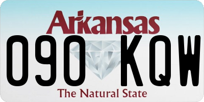 AR license plate 090KQW