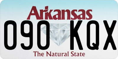 AR license plate 090KQX