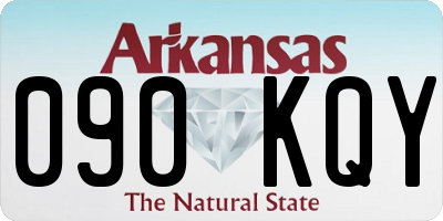 AR license plate 090KQY