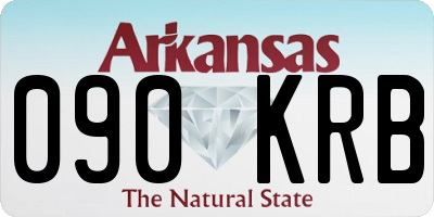 AR license plate 090KRB