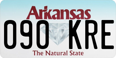 AR license plate 090KRE