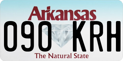 AR license plate 090KRH