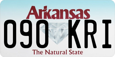 AR license plate 090KRI