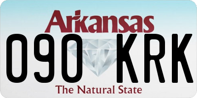AR license plate 090KRK