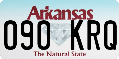 AR license plate 090KRQ