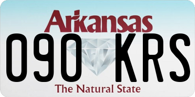 AR license plate 090KRS