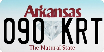 AR license plate 090KRT