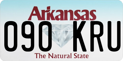 AR license plate 090KRU