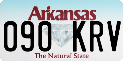 AR license plate 090KRV