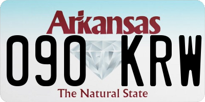 AR license plate 090KRW