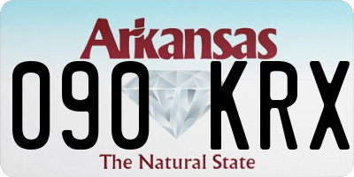 AR license plate 090KRX