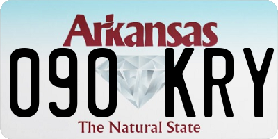 AR license plate 090KRY