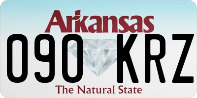AR license plate 090KRZ
