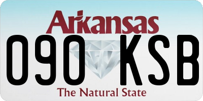 AR license plate 090KSB