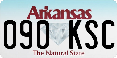 AR license plate 090KSC