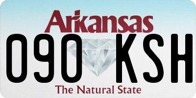 AR license plate 090KSH