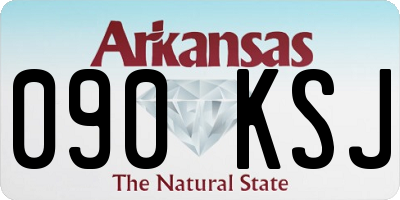 AR license plate 090KSJ