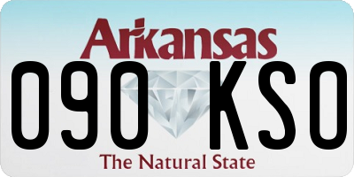AR license plate 090KSO