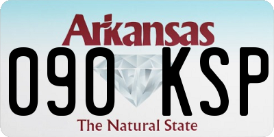 AR license plate 090KSP